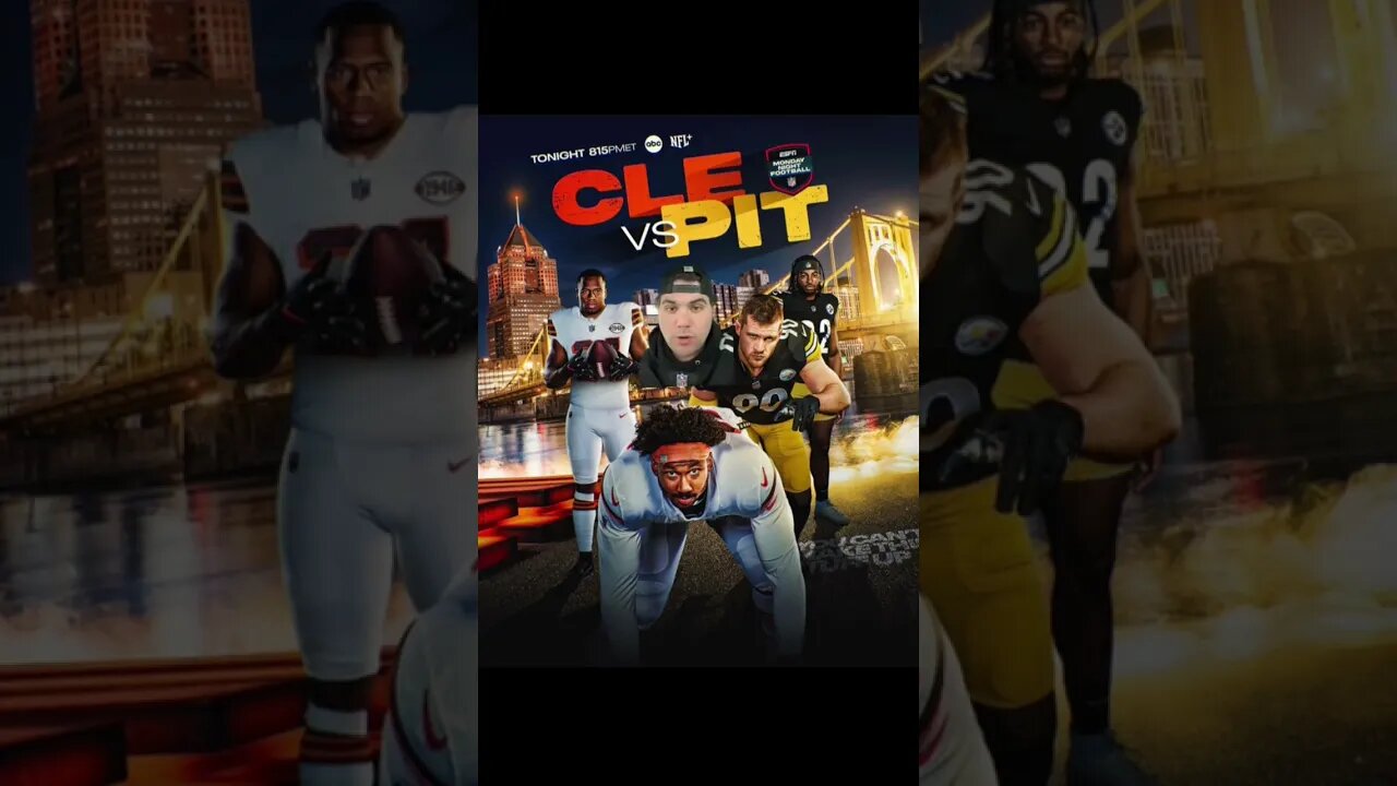One Minute Monday! Monday Night Football, who you got? #NFL #Steelers #Browns #Football #Sports