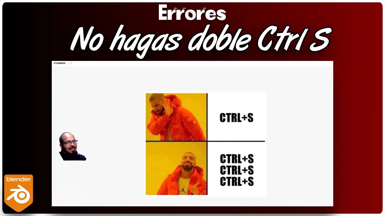 #Blender Con esta combinación de teclas pierdes tu archivo (error grave en varias versiones)