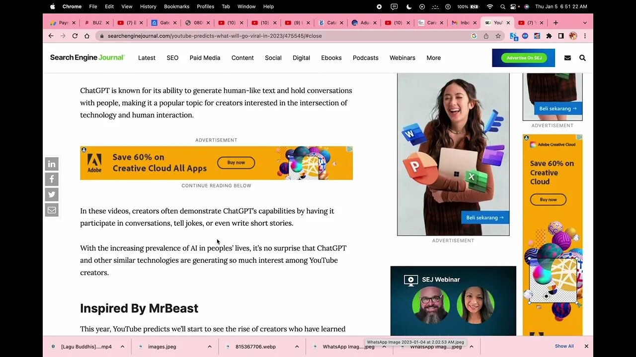YouTube Predicts What Will Go Viral In 2023 -- FRANSISCA SIM