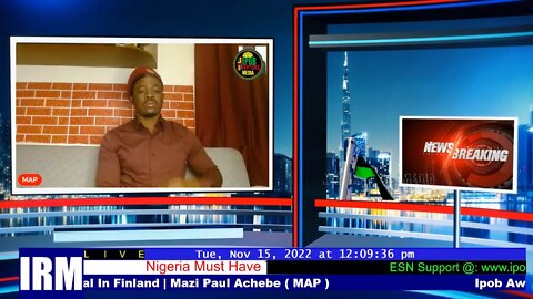 Ipob Awareness Campaign Continues On The Criminal In Finland | Mazi Paul Achebe ( MAP )