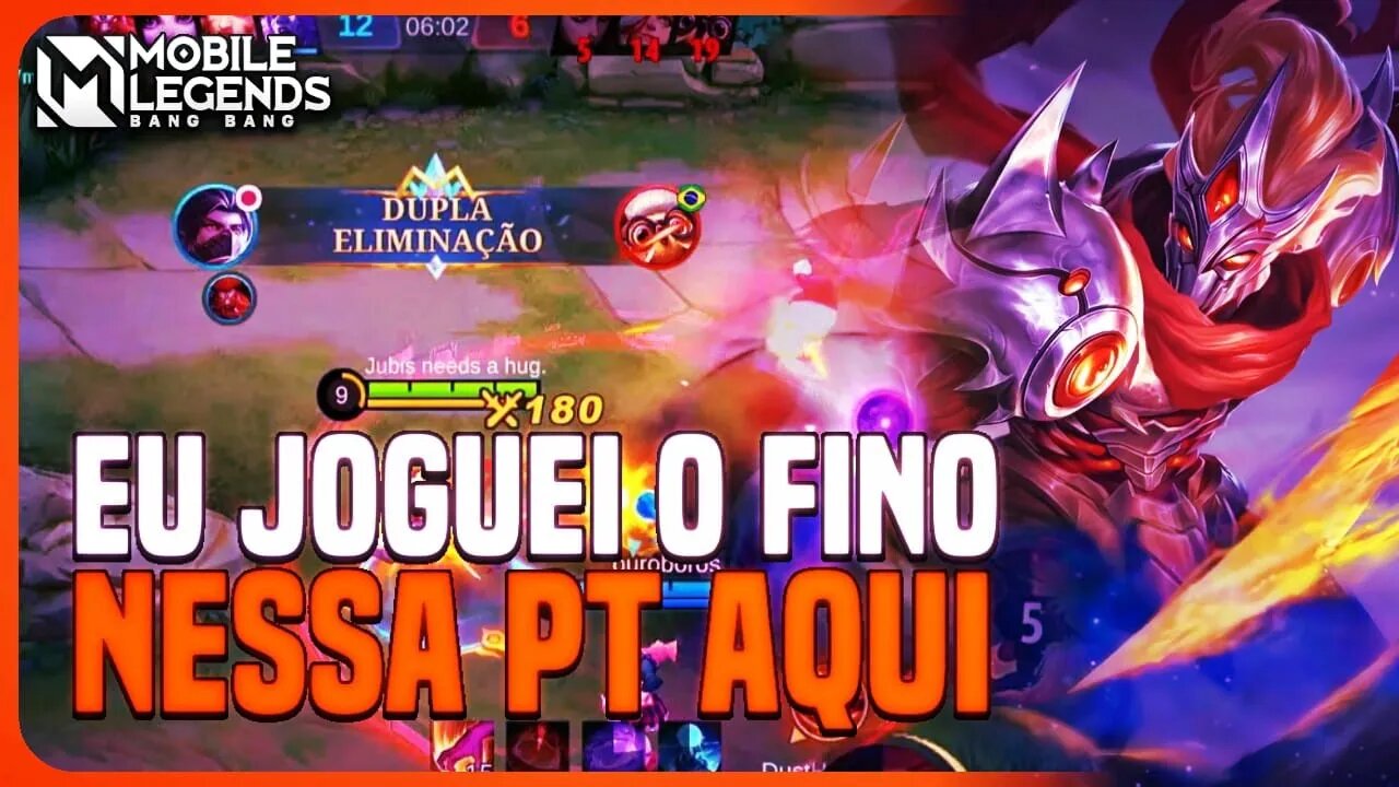 FIZ UMA PT INSANA COM ESSE HERÓI | HAYABUSA | MLBB