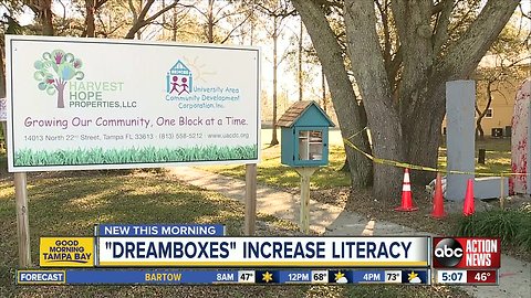 'Dreamboxes' installed to promote literacy in Tampa