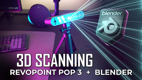 3D Scanner + Blender? 💪 Revopoint POP 3