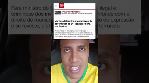 Moraes afasta governador do DF.
