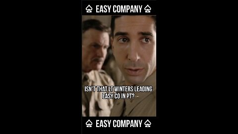 Band of Brothers - Colonel Sink notices 2LT Dick Winters leading Easy company in PT #scene #clips