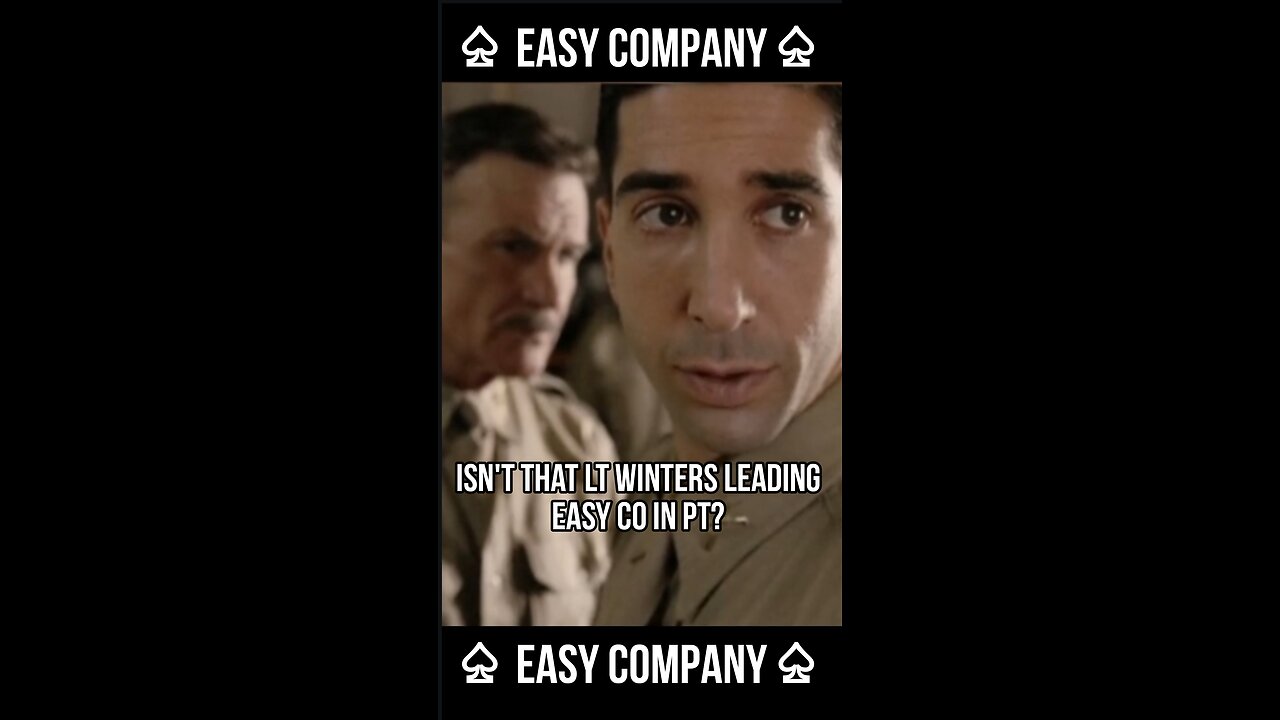 Band of Brothers - Colonel Sink notices 2LT Dick Winters leading Easy company in PT #scene #clips