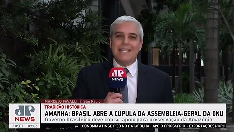 Brasil abre a cúpula da Assembleia-Geral da ONU