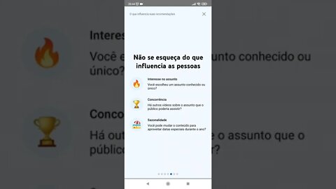 Veja como o YouTube recomenda conteúdo.
