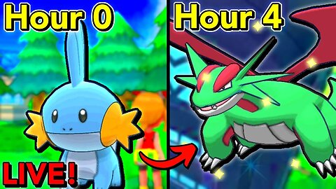 BEATING POKEMON EMERALD IN ONE LIVESTREAM🔴LIVE🔴