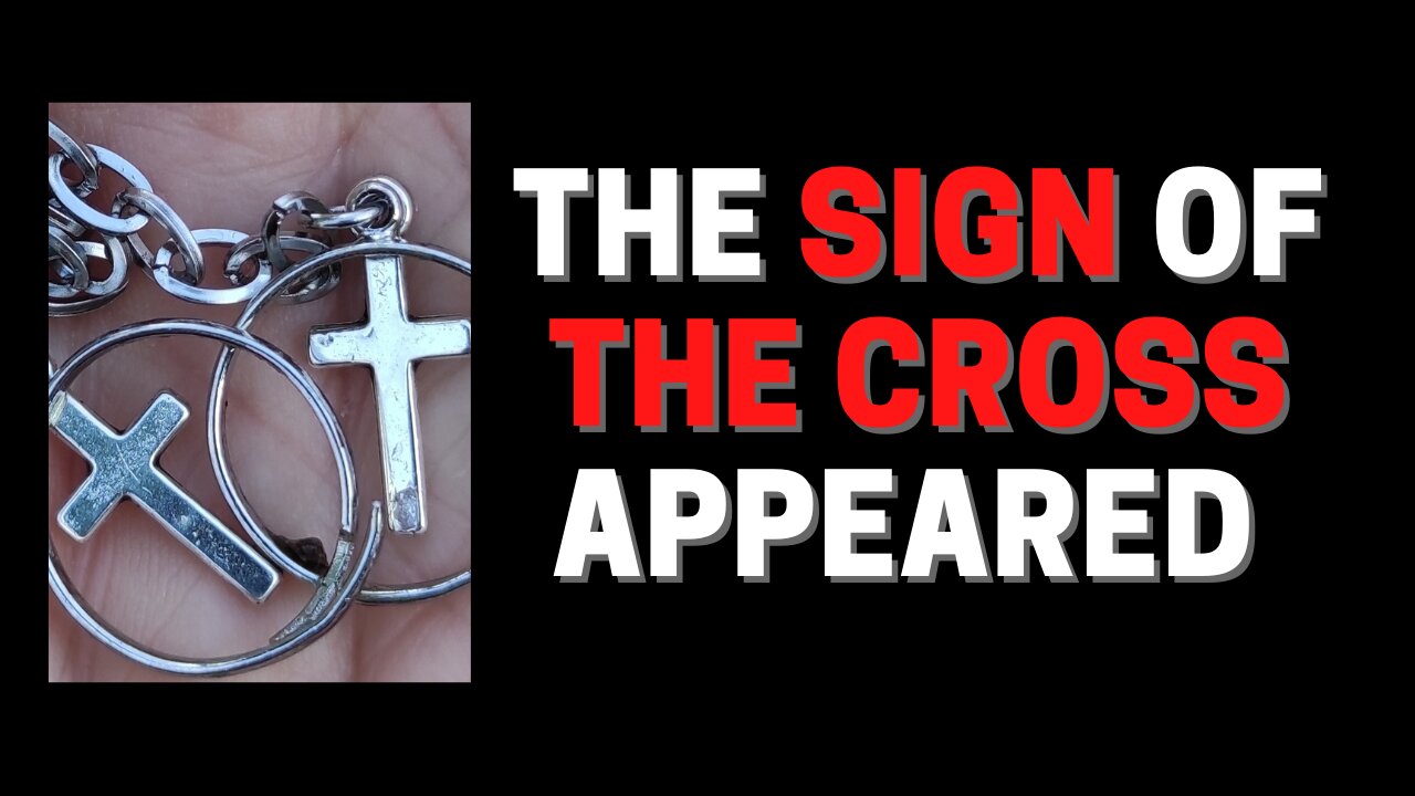 The sign of the Cross appeared in the playground