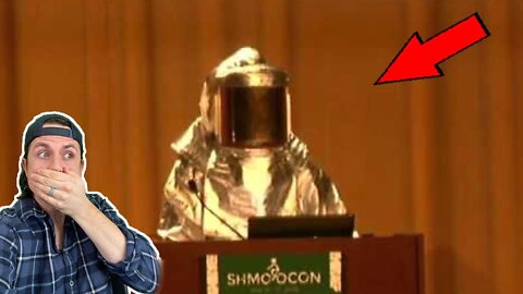 What is he hiding under there!