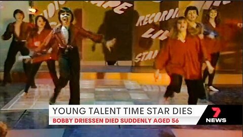 Australian former Young Talent Time Star, Bobby Driessen dies suddenly at 56 yo