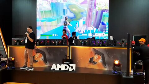 ✅BGS 2022 #10 - A CANTADA SEM RETORNO DO APRESENTADOR DA AMD #bgs #bgs2022 #bgshorts