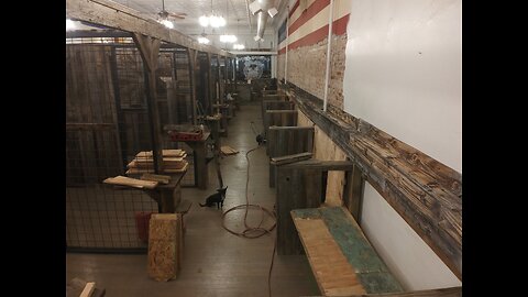 Axe Throwing Venue built by Mourning Reclaimed Wood almost complete!