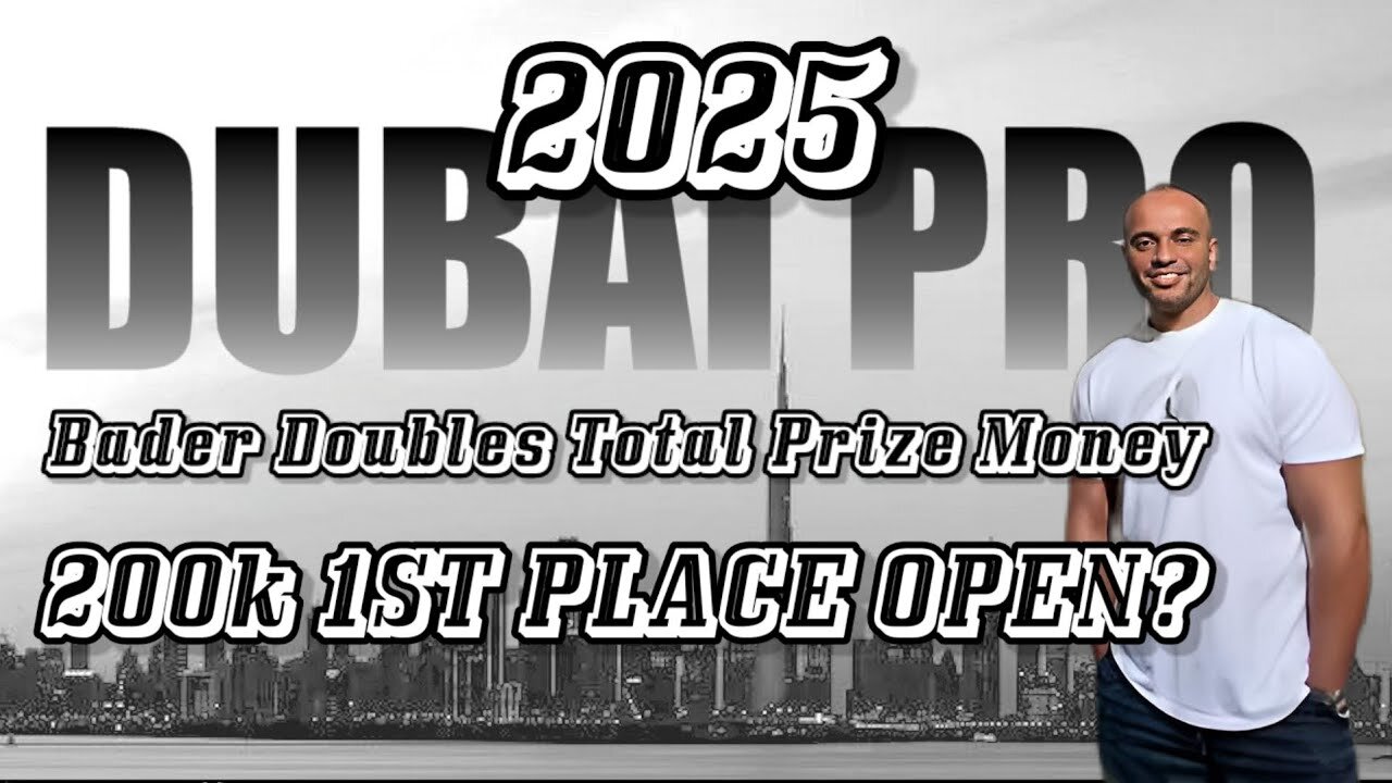 BADER BOODAI RAISES THE STAKES - 2025 DUBAI PRO 200K