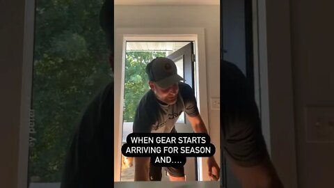 When the Boxes of Hinting Gear Start Showing Up #hunting #pheasanthunting #waterfowlhunting