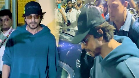 Shah Rukh Khan spotted at airport 💖📸✈️