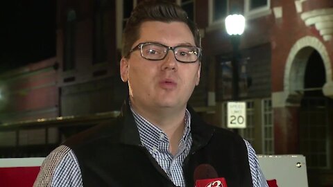 Jake LaTurner speaks shortly after polls close