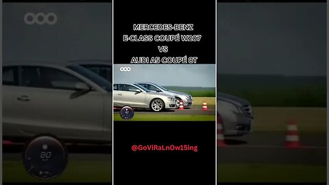 Mercedes Benz E Class Coupe vs Audi A5 Coupe Battle of the Luxury Coupes #viral #shorts #audi
