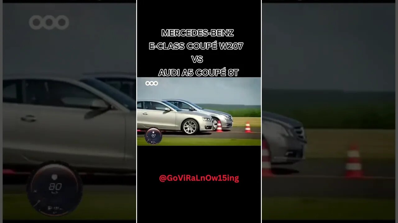 Mercedes Benz E Class Coupe vs Audi A5 Coupe Battle of the Luxury Coupes #viral #shorts #audi