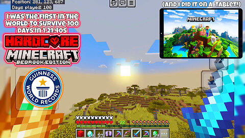 I Am The 1st Person IN THE WORLD To Survive 100 Days in Minecrafts New 1.21.40 Hardcore Mode (AGAIN)