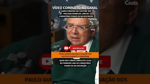 POLÍTICOS SÃO INSENSÍVEIS? #shorts #pauloguedes #pandemia #politica #politicabrasileira