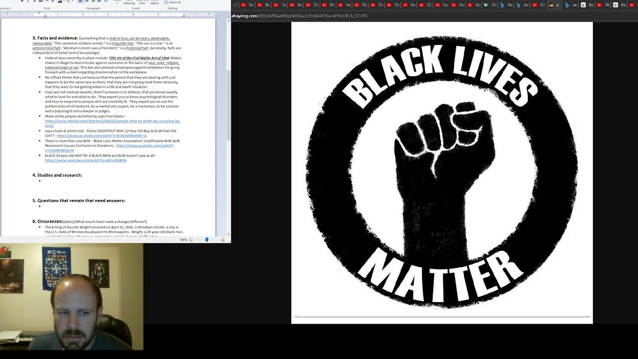 Some facts about Black Lives Matter. ft. The Officer Tatum. Part 1