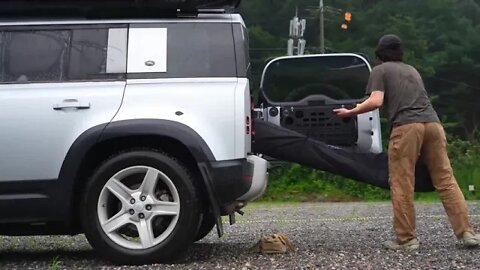 Is @ It @ Rain @ That @ You @ Live @ In @ @ Fivestar @ Camping @ In @ the Heavy Rain Land Rover De