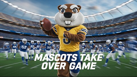Mascots take over Football Game