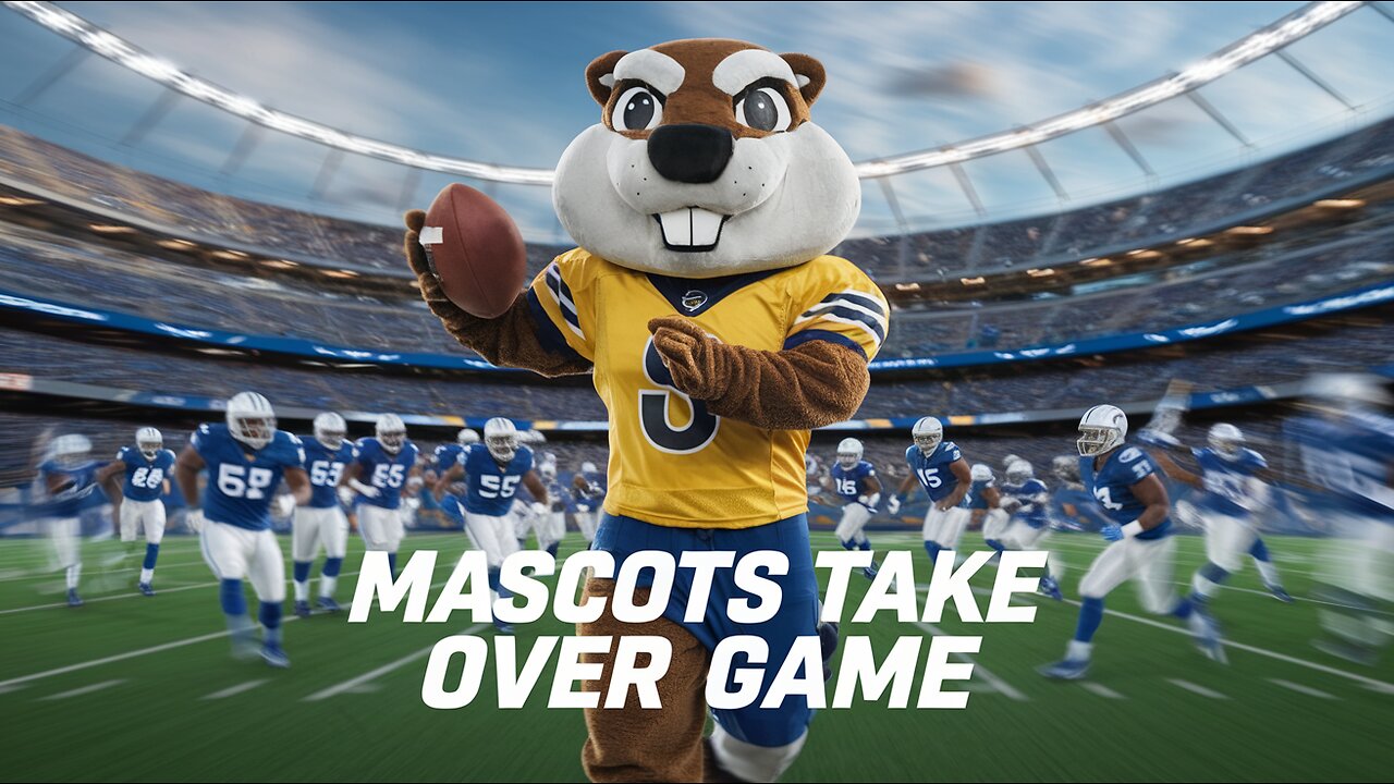 Mascots take over Football Game