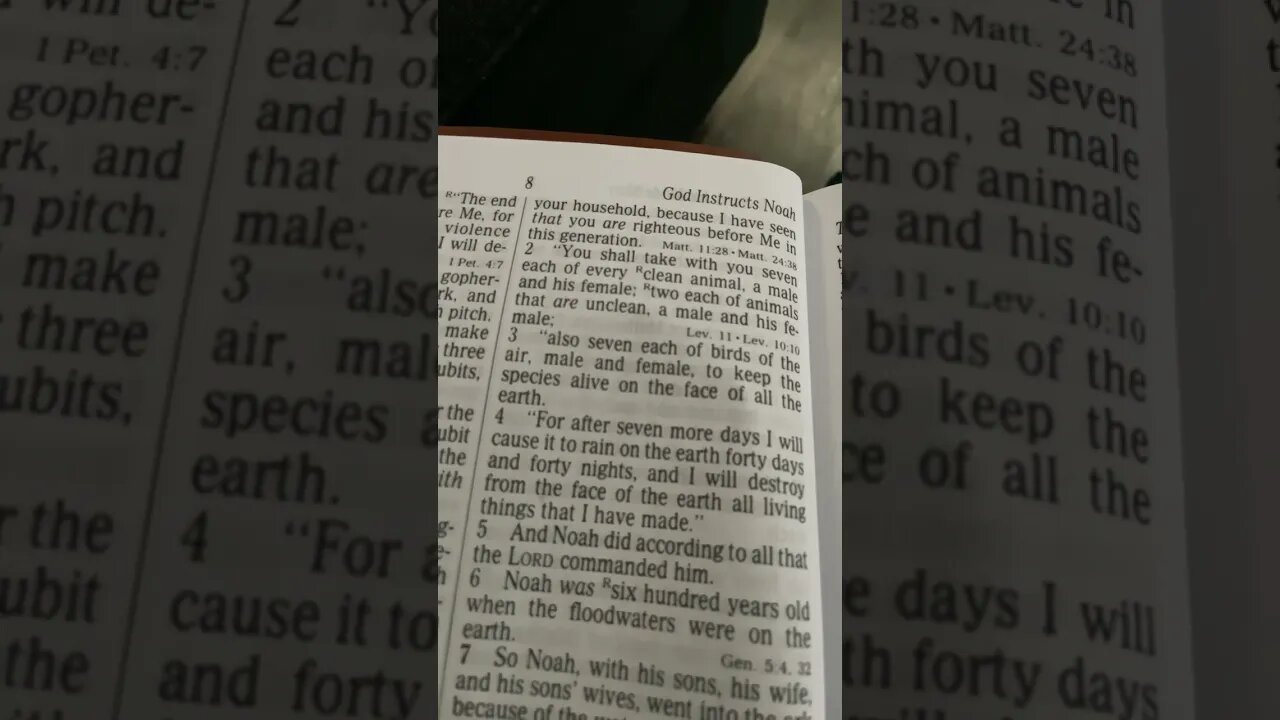 NOAH was 600 years old at the time of the flood!