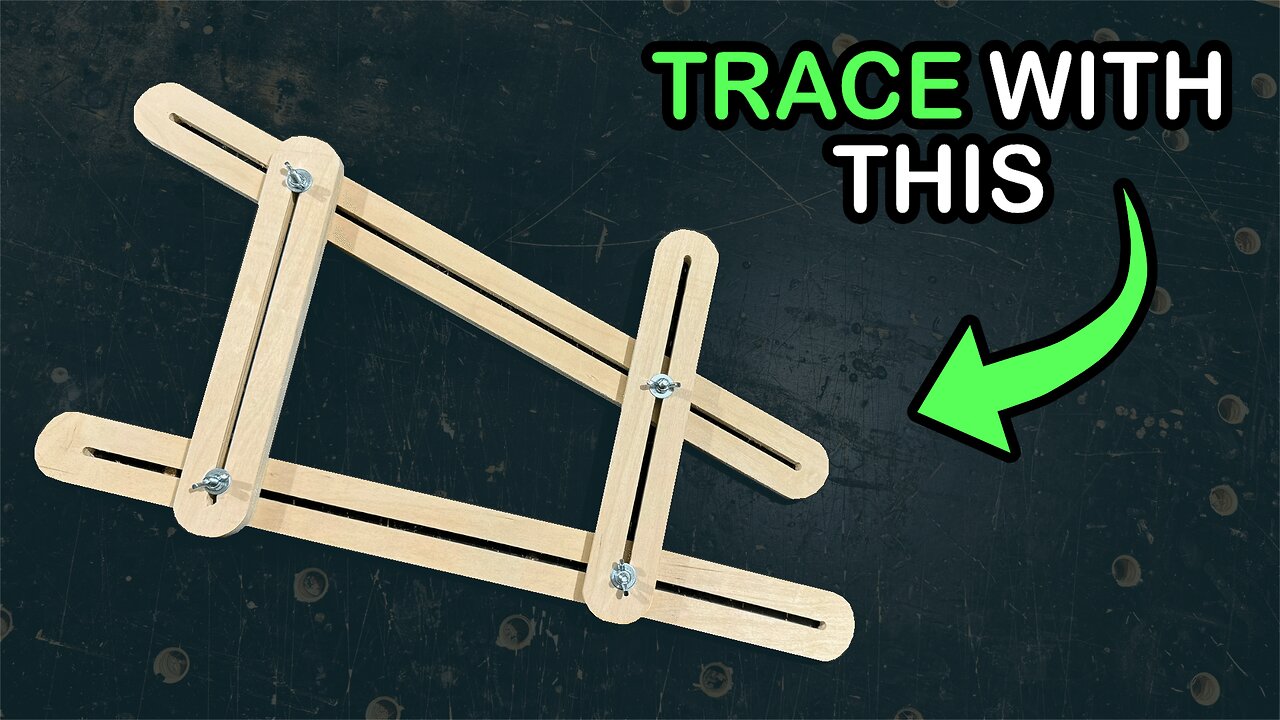 I’ll probably use this once… maybe twice! DIY Angle Template Tool