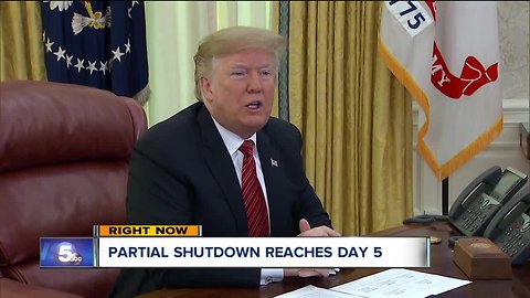 Partial government shutdown reaches Day 5