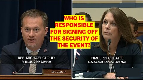 Rep. Michael Cloud (R-TX): Who Signed Off The Security Clearance?