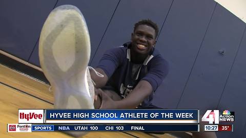 Center Yor Anei wins HyVee Athlete of the Week