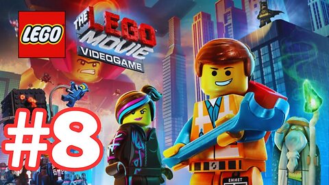 LEGO Movie Videogame Gameplay Walkthrough - Episode 8 - Escape From Cloud Cuckoo Land