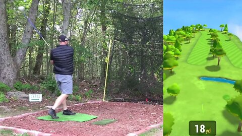 Eagle Springs Golf Resort - 9 Hole Sim Course Garmin Approach R10 Launch Monitor Simulator #top50