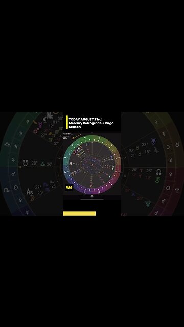 😅 Mercury Retrograde in ♍️ Virgo Season ~ Full Astro Highlight vid on my channel #MercuryRetrograde