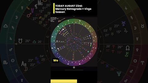 😅 Mercury Retrograde in ♍️ Virgo Season ~ Full Astro Highlight vid on my channel #MercuryRetrograde