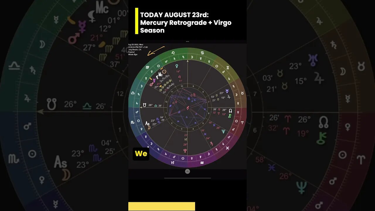 😅 Mercury Retrograde in ♍️ Virgo Season ~ Full Astro Highlight vid on my channel #MercuryRetrograde