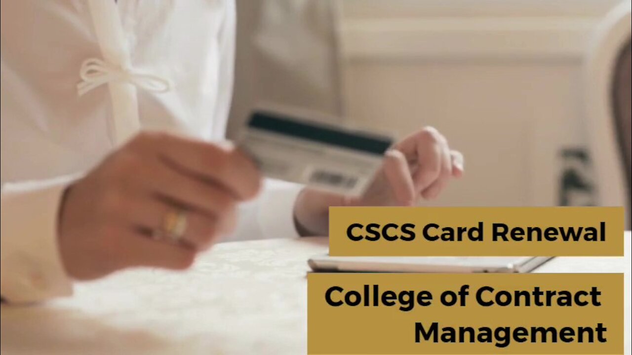 CSCS Card Renewal | Guide Online