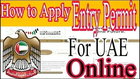 UAE ABU DHABI ENTRY PERMITE ONLINE