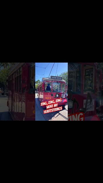 Red Car Trolley on Buena Vista Street #californiaadventure #buenavistastreet #trolley #dca