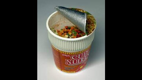 A can of Cup Noodle ramen-flavored soda screams "refreshing."