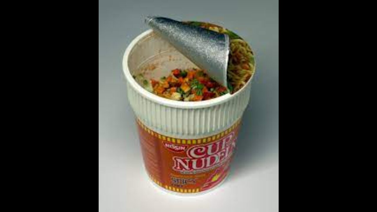 A can of Cup Noodle ramen-flavored soda screams "refreshing."