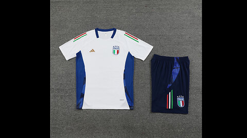 👉🏻⚽️ 2024/25 Italy Adult White Short Sleeve Training Kit