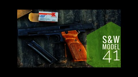 A Dummy Tries To Shoot Some 22LR With The Smith And Wesson Model 41 And Winchester Powder Points