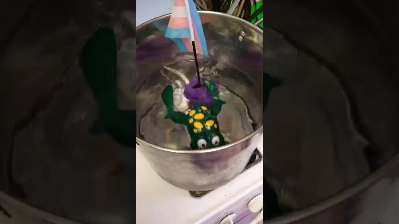 can a frog leap out before the pot boils they/them to death?