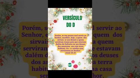 VERSÍCULO DO DIA 09/12/2022.#shorts