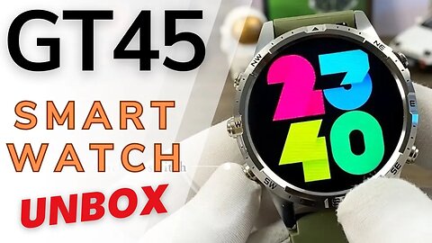 GT45 SmartWatch with Compass, Titanium Alloy, 100+ , NFC, GPS Route, 1.6 Screen pk GT4 Pro HK5 Hero